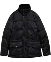 Men's Barbour Lonnen Tartan Puffer Jacket - Shadow Classic Tartan