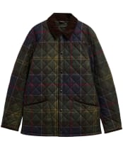 Men's Barbour Icons Tartan Heritage Liddesdale Quilted Jacket - Classic Tartan