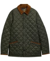 Men's Barbour Icons Heritage Liddesdale Quilted Jacket - Sage