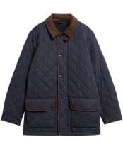 Men's Barbour Thursby Polarquilt Jacket - Dark Navy