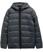 Men's Barbour International Bobber Puffer Jacket - Charcoal