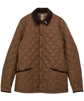 Men's Barbour Icons Heritage Quilted Jacket - Earth / Birchwood