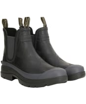 Men's Barbour Breacon Chelsea Welly - Black / Dark Grey
