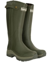 Men's Barbour Teesdale Tall Wellingtons - Olive