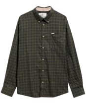Men's Barbour Bank Check Shirt - Olive