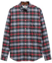 Men’s Barbour Ronan Tailored Shirt - Mid Grey Marl