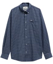 Men's Barbour Alderwood Regular Fit Tattersall Shirt - Navy