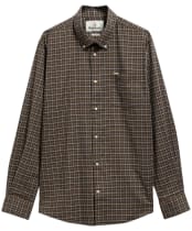 Men's Barbour Alderwood Regular Fit Tattersall Shirt - Olive