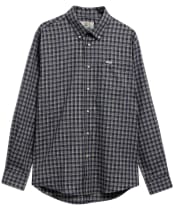 Men's Barbour Cliff Regular Fit Thermo Weave Shirt - Navy