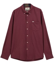 Men's Barbour Sparrowhill Regular Fit Shirt - Dark Bordeaux