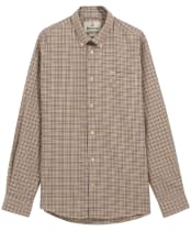 Men's Barbour Farmtown Regular Fit Checked Shirt - Dark Bordeaux