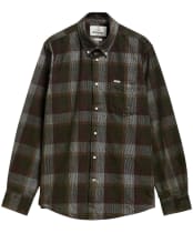 Men's Barbour Winston Regular Fit Checked Shirt - Olive