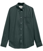 Men's Barbour Harbourwall Tailored Gingham Shirt - Sycamore Green