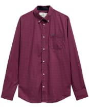 Men's Barbour Harbourwall Tailored Gingham Shirt - Red