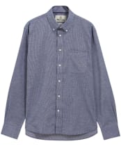 Men's Barbour Nevis Authentic Textured Shirt - Navy Marl