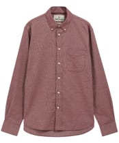 Men's Barbour Nevis Authentic Textured Shirt - Ruby Marl