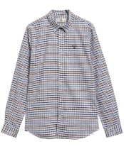 Men's Barbour Rickwood Tailored Gingham Shirt - Stone