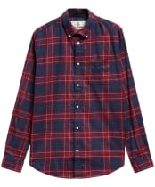 Men's Barbour Broxburn Tailored Checked Shirt - Red
