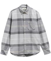Men's Barbour Mineral Tartan Dunoon Authentic Shirt - ICE GRANITE