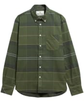 Men's Barbour Mineral Tartan Dunoon Authentic Shirt - Pine Glen