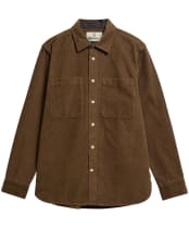 Men's Barbour Authentic Cord Shirt - Beech