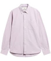 Men's Barbour Authentic Oxford Shirt - Dark Red