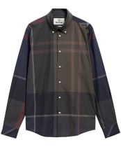 Men's Barbour Oversized Tartan Dunoon Tailored Shirt - Shadow Classic Tartan