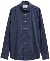 Men's Barbour Harleton Tailored Tartan Shirt - Midnight Loch