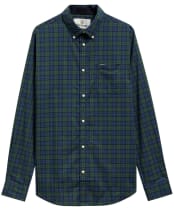 Men's Barbour Windsor Tailored Checked Shirt - Blue