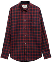 Men's Barbour Windsor Tailored Checked Shirt - Red