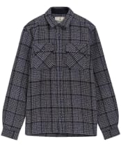 Men's Barbour Millom Relaxed Houndstooth Shirt - Grey Marl