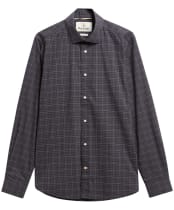 Men's Barbour Ashfield Tailored Tattersall Shirt - Navy