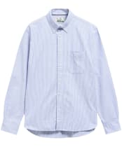 Men's Barbour Authentic Striped Oxford Shirt - Blue
