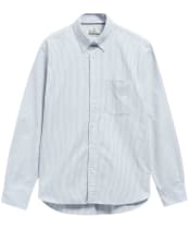 Men's Barbour Authentic Striped Oxford Shirt - Forest