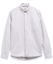 Men's Barbour Authentic Striped Oxford Shirt - Stone