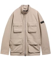 Men's Barbour International Course Showerproof Jacket - Concrete