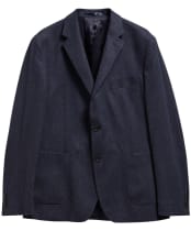Men's Barbour Fairford Herringbone Blazer - Navy