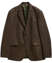 Men's Barbour Bryson Moons Check Blazer - Brown