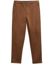 Men's Barbour Washed Stretch Twill Tailored Fit Trouser - Dark Sand