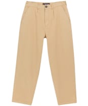 Men's Barbour Washed Stretch Twill Relaxed Fit Trouser - Light Stone