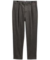 Men's Barbour Fairford Herringbone Trouser - Grey Marl