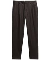 Men's Barbour Carlton Wool Cashmere Trouser - Brown Marl