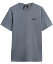 Men's Barbour International Small Logo Tee - Washed Charcoal