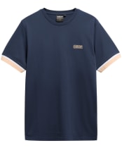 Men's Barbour International Deep Cuff Evan Tipped T-Shirt - Oxford Navy