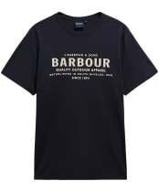 Men's Barbour Moorside Logo T-Shirt - Dark Navy