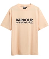 Men's Barbour International Maurice Applique T-Shirt - Bleached Apricot