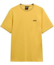 Men's Barbour International Ashmann Tipped T-Shirt - Misted Yellow