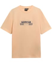 Men's Barbour International Leighton Graphic T-Shirt - Bleached Apricot