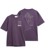 Men's Barbour Woodbine Relaxed Graphic T-Shirt - Grape