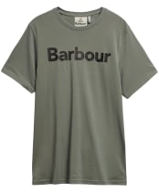 Men's Barbour Halstow Logo Tailored T-Shirt - Agave Green